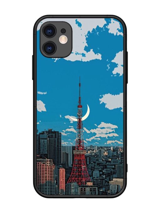 Tokyo Twilight Glossy Soft Edge Case for Apple Iphone 11 Chachhi