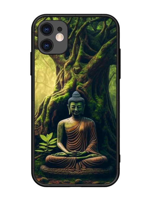 Green Buddha Art Glossy Soft Edge Case for Apple Iphone 11 Chachhi