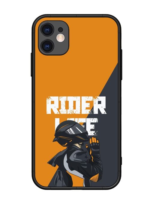 Ride Never Ends Glossy Soft Edge Case for Apple Iphone 11