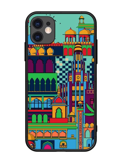 Indian Tapestry Glossy Soft Edge Case for Apple Iphone 11 Chachhi