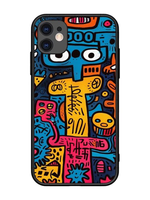 Doodletopia Glossy Soft Edge Case for Apple Iphone 11 Chachhi