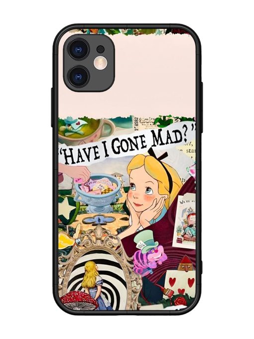 Mad Hatter'S Collage Glossy Soft Edge Case for Apple Iphone 11 Chachhi