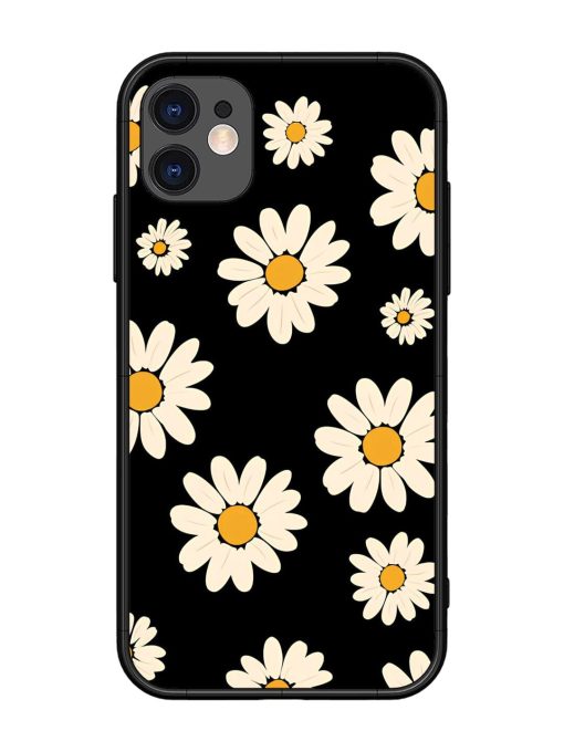 Daisies In The Night Glossy Soft Edge Case for Apple Iphone 11