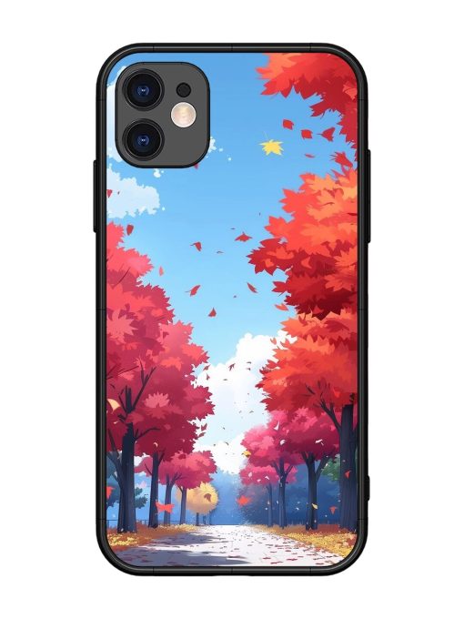 Autumn'S Embrace Glossy Soft Edge Case for Apple Iphone 11 Chachhi