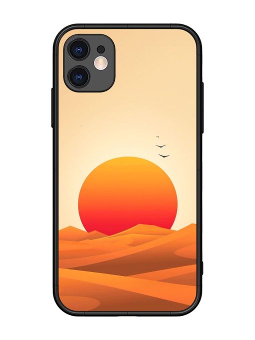 Desert Sunset Glossy Soft Edge Case for Apple Iphone 11 Chachhi