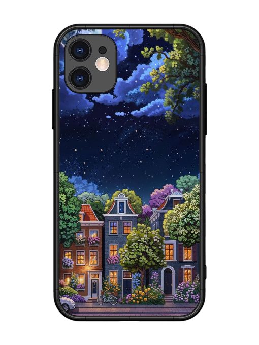 Moonlit Streets Glossy Soft Edge Case for Apple Iphone 11 Chachhi