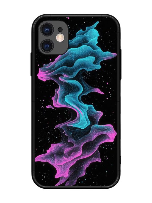 Cosmic Currents Glossy Soft Edge Case for Apple Iphone 11 Chachhi