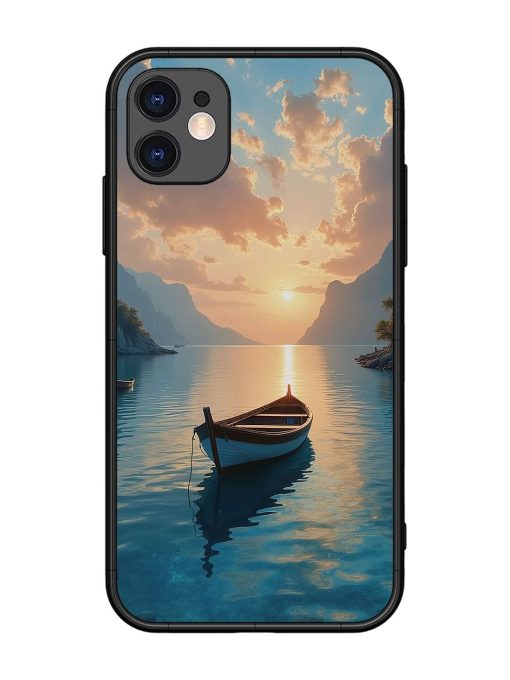 Serene Sunset Glossy Soft Edge Case for Apple Iphone 11 Chachhi