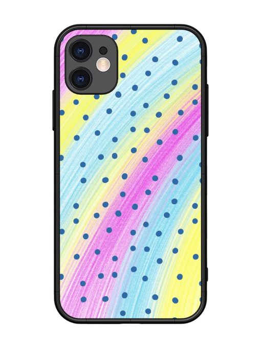 Polka Dot Paradise Glossy Soft Edge Case for Apple Iphone 11 Chachhi