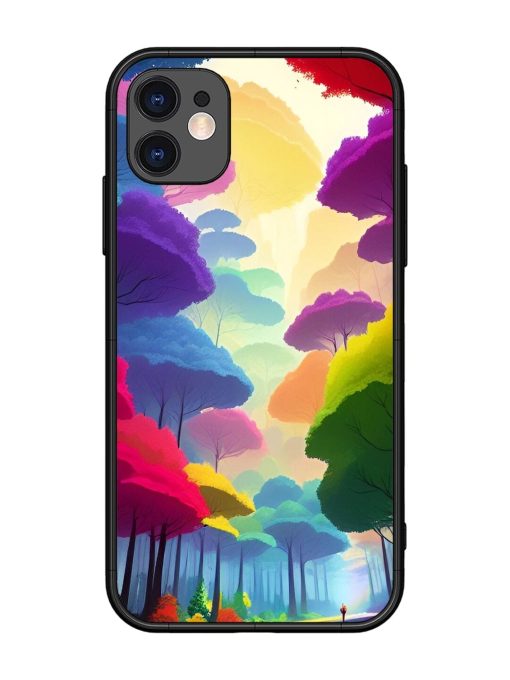 Rainbow Road Glossy Soft Edge Case for Apple Iphone 11 Chachhi