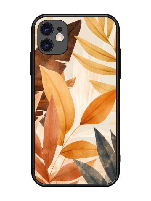 Earthy Elegance Glossy Soft Edge Case for Apple Iphone 11 Chachhi