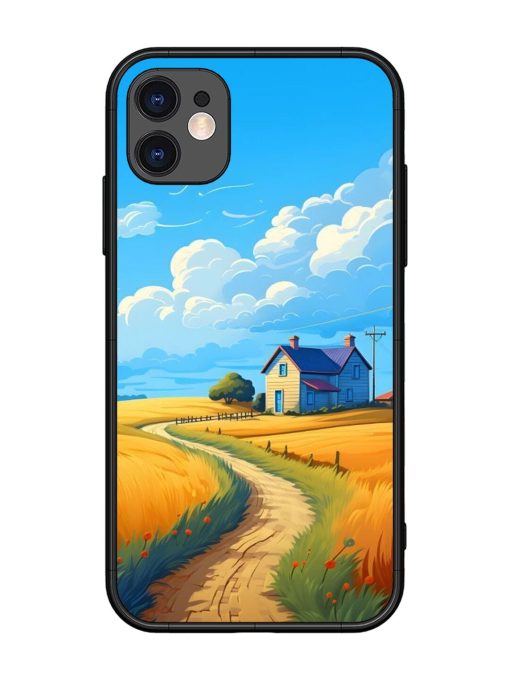 Countryside Cottage Glossy Soft Edge Case for Apple Iphone 11 Chachhi