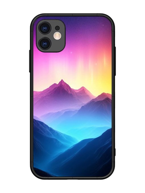 Cosmic Mountains Glossy Soft Edge Case for Apple Iphone 11 Chachhi