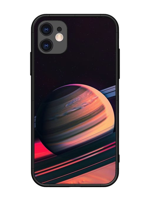 Neon Saturn Glossy Soft Edge Case for Apple Iphone 11