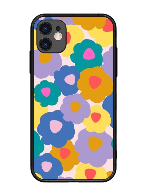 Flower Power Glossy Soft Edge Case for Apple Iphone 11 Chachhi