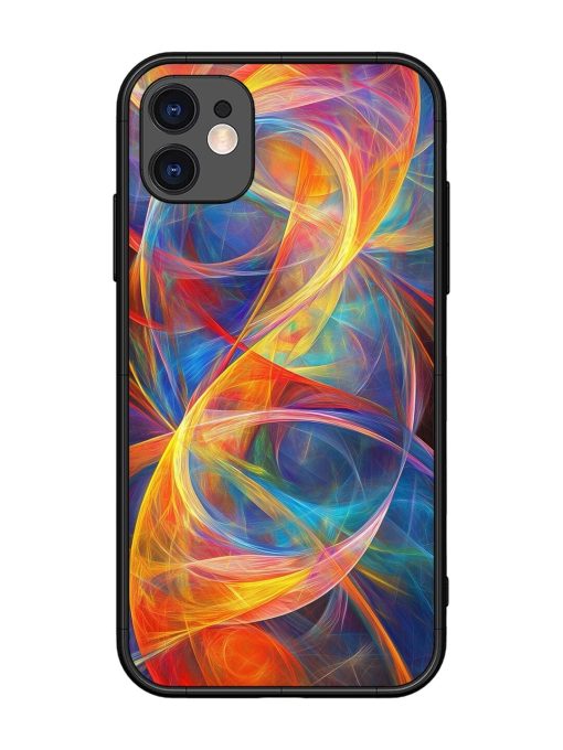 Cosmic Currents Glossy Soft Edge Case for Apple Iphone 11 Chachhi