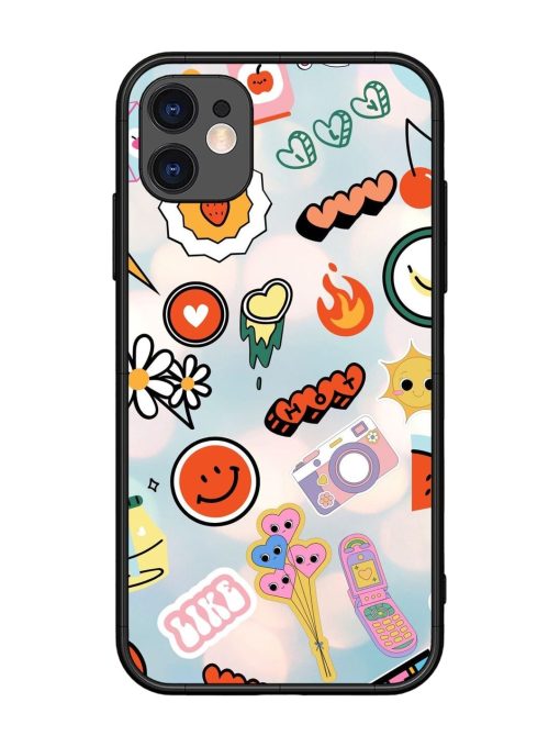 Cheerful Glossy Soft Edge Case for Apple Iphone 11 Chachhi