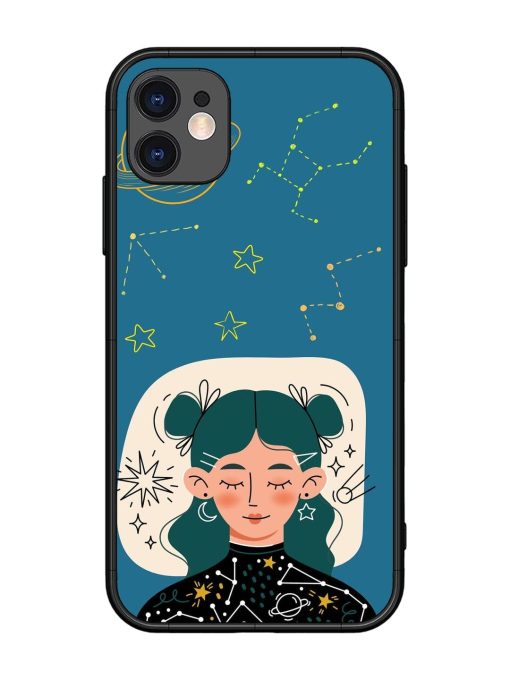 Cosmic Daydreamer Glossy Soft Edge Case for Apple Iphone 11 Chachhi