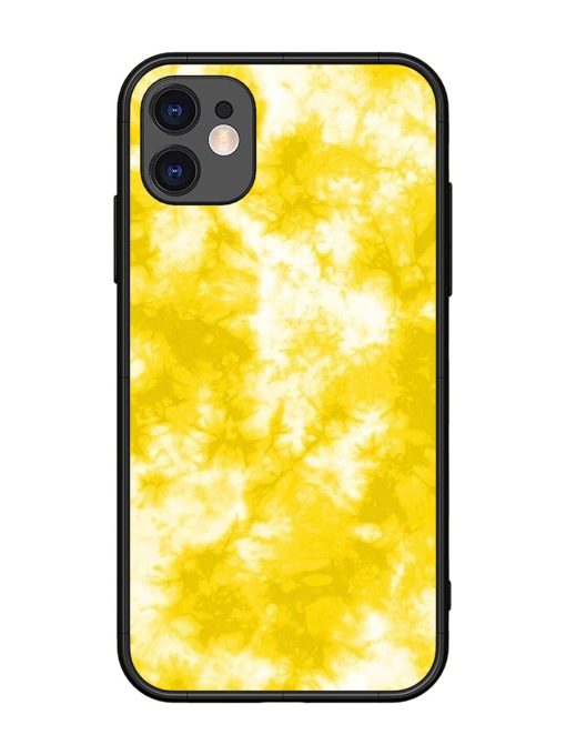 Golden Tie-Dye Twirl Glossy Soft Edge Case for Apple Iphone 11 Chachhi