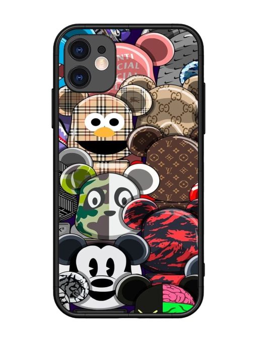 Streetwear Bearbrick Extravaganza Glossy Soft Edge Case for Apple Iphone 11 Chachhi