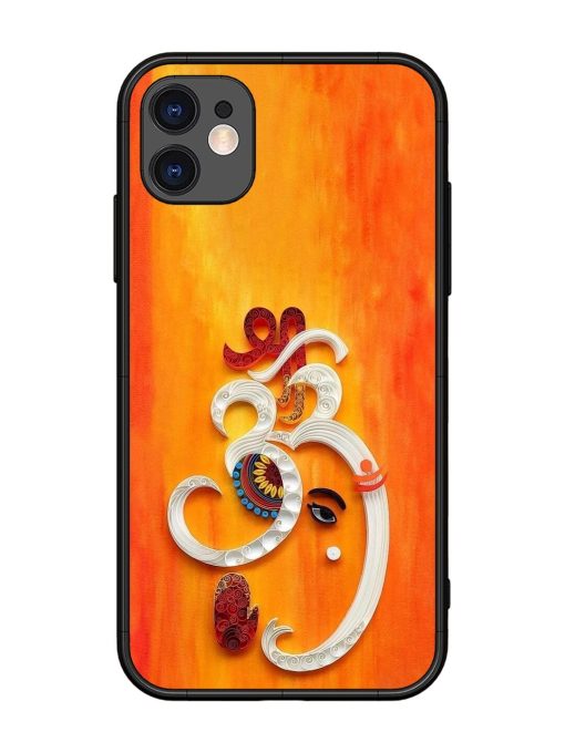 Ganesha In Quilling Art Glossy Soft Edge Case for Apple Iphone 11 Chachhi