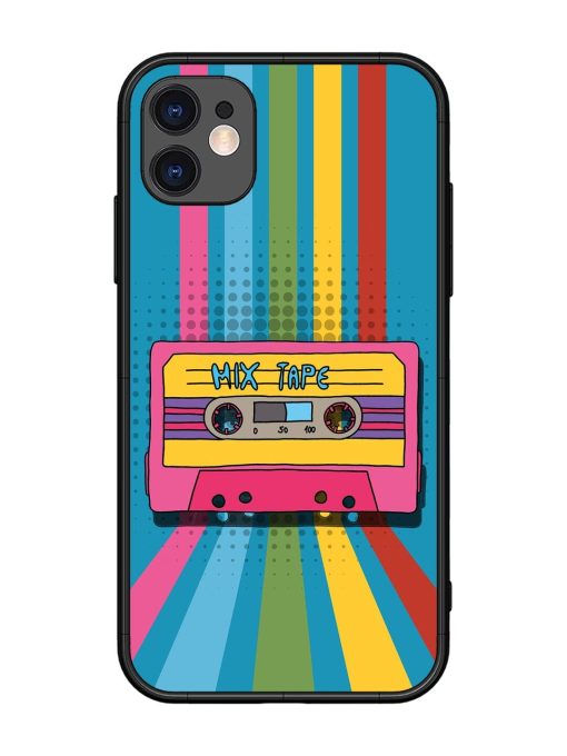 Retro Cassette Tapes Glossy Soft Edge Case for Apple Iphone 11 Chachhi