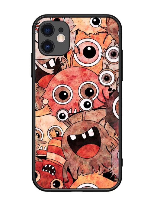 Monster Mash Glossy Soft Edge Case for Apple Iphone 11 Chachhi