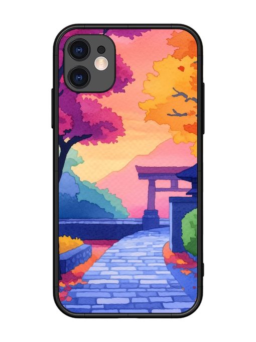 Autumnal Serenity Glossy Soft Edge Case for Apple Iphone 11