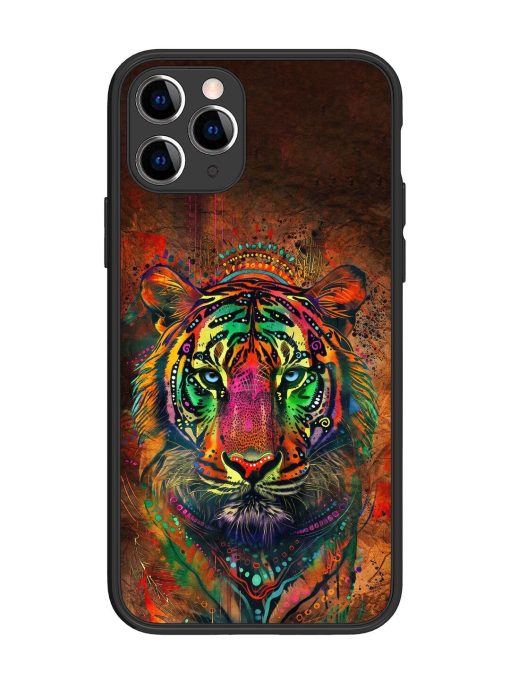 Cosmic Tiger Glossy Soft Edge Case for Apple Iphone 11 Pro Chachhi