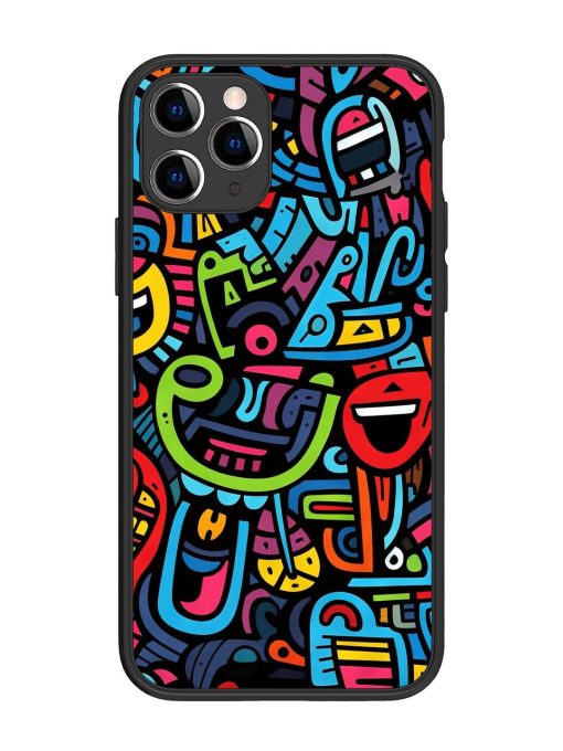 Doodlephoria Glossy Soft Edge Case for Apple Iphone 11 Pro Chachhi