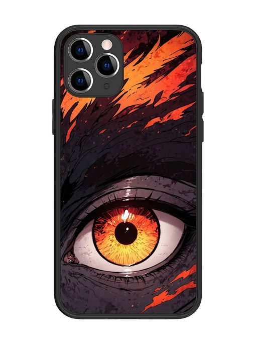 Inferno Gaze Glossy Soft Edge Case for Apple Iphone 11 Pro Chachhi