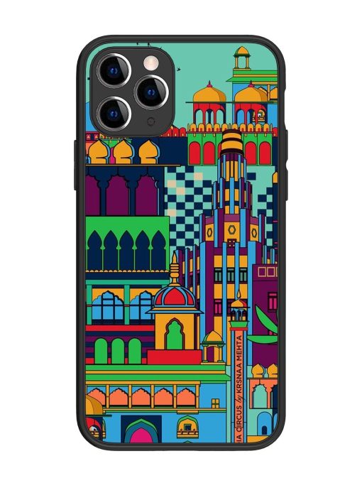 Indian Tapestry Glossy Soft Edge Case for Apple Iphone 11 Pro Chachhi