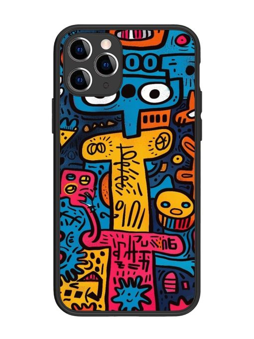 Doodletopia Glossy Soft Edge Case for Apple Iphone 11 Pro Chachhi