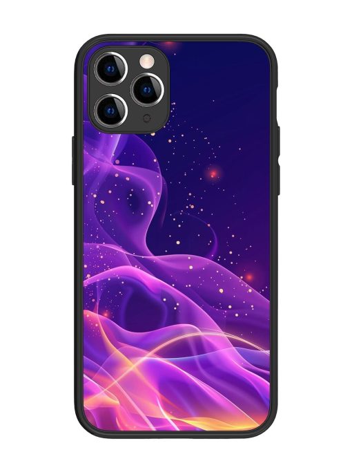 Cosmic Currents Glossy Soft Edge Case for Apple Iphone 11 Pro Chachhi