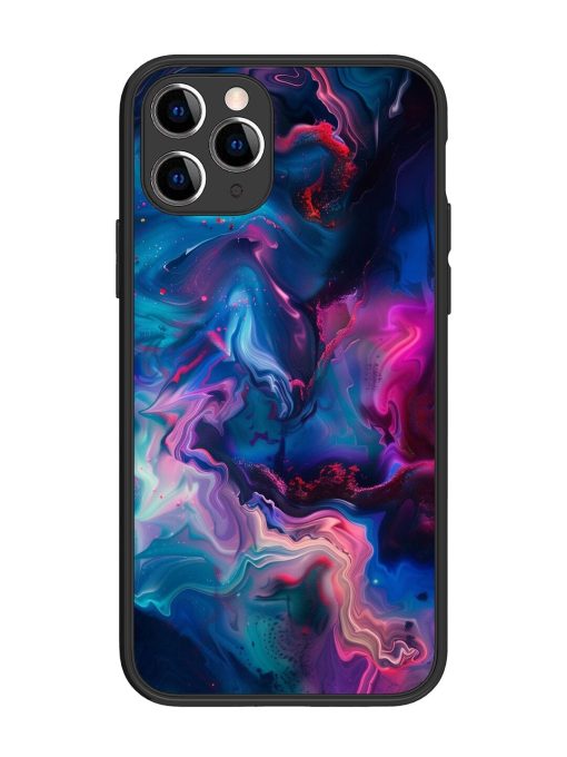 Cosmic Swirl Glossy Soft Edge Case for Apple Iphone 11 Pro Chachhi