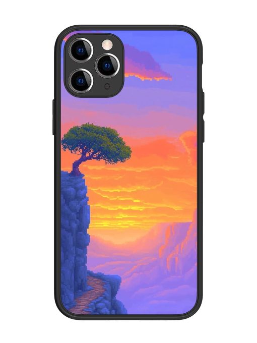 Cliffside Solitude Glossy Soft Edge Case for Apple Iphone 11 Pro Chachhi