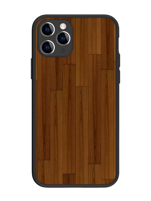 Warm Woodgrain Glossy Soft Edge Case for Apple Iphone 11 Pro Chachhi