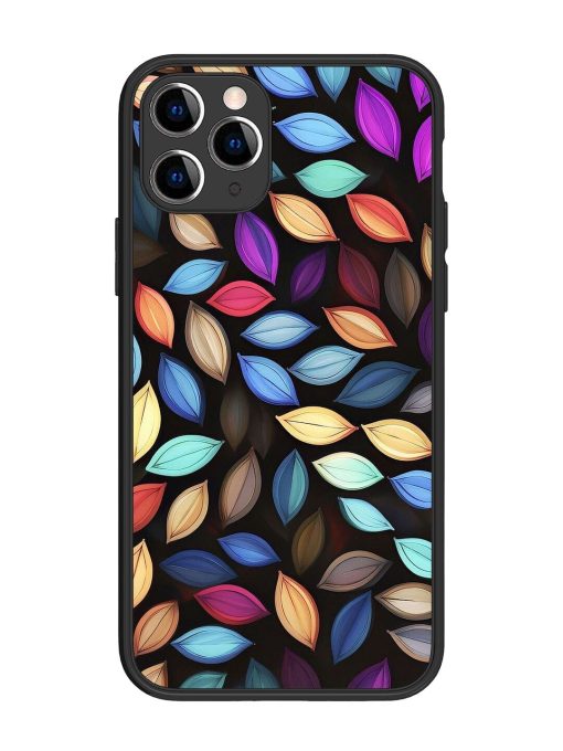 Colorful Kaleidoscope Glossy Soft Edge Case for Apple Iphone 11 Pro Chachhi