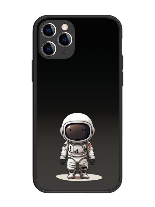 Neon Astronaut Glossy Soft Edge Case for Apple Iphone 11 Pro Chachhi