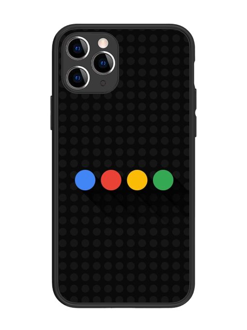 Google Dots Glossy Soft Edge Case for Apple Iphone 11 Pro Chachhi