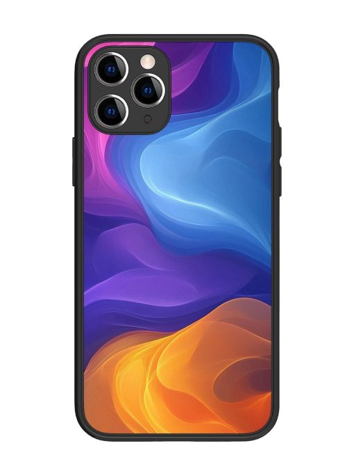 Cosmic Currents Glossy Soft Edge Case for Apple Iphone 11 Pro Chachhi