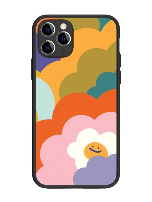 Happy Flower Power Glossy Soft Edge Case for Apple Iphone 11 Pro Chachhi