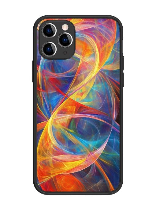 Cosmic Currents Glossy Soft Edge Case for Apple Iphone 11 Pro Chachhi