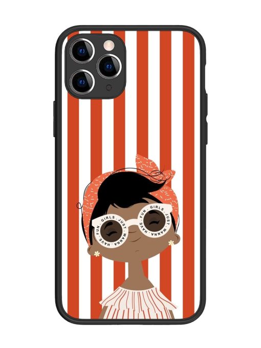 Girls Just Wanna Have Fun Glossy Soft Edge Case for Apple Iphone 11 Pro Chachhi