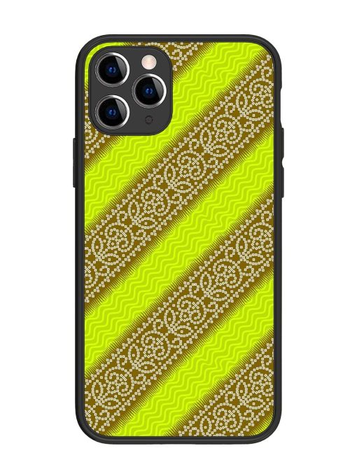 Golden Bandana Bliss Glossy Soft Edge Case for Apple Iphone 11 Pro Chachhi