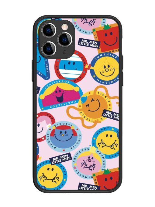 Whimsical Mr. Men & Little Miss Glossy Soft Edge Case for Apple Iphone 11 Pro Chachhi