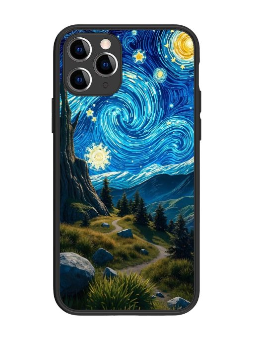 Starry Night In The Shire Glossy Soft Edge Case for Apple Iphone 11 Pro Chachhi