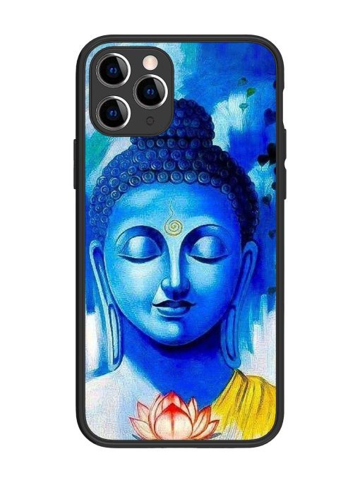 Serene Buddha With Lotus Glossy Soft Edge Case for Apple Iphone 11 Pro Chachhi