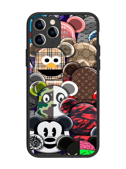 Streetwear Bearbrick Extravaganza Glossy Soft Edge Case for Apple Iphone 11 Pro Chachhi