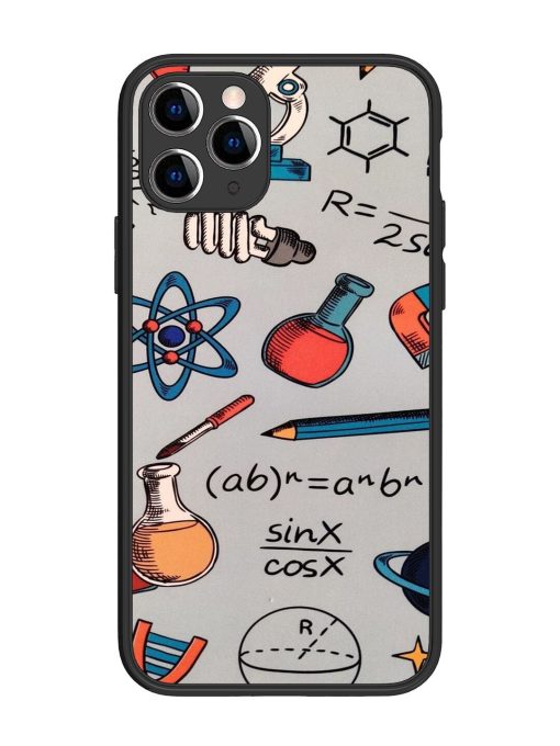 Science Doodle Delight Glossy Soft Edge Case for Apple Iphone 11 Pro Chachhi